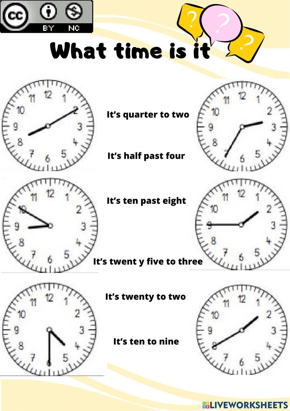 What time is it?