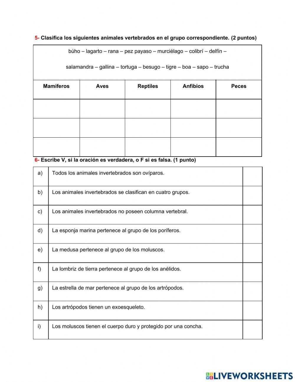 El reino de los animales