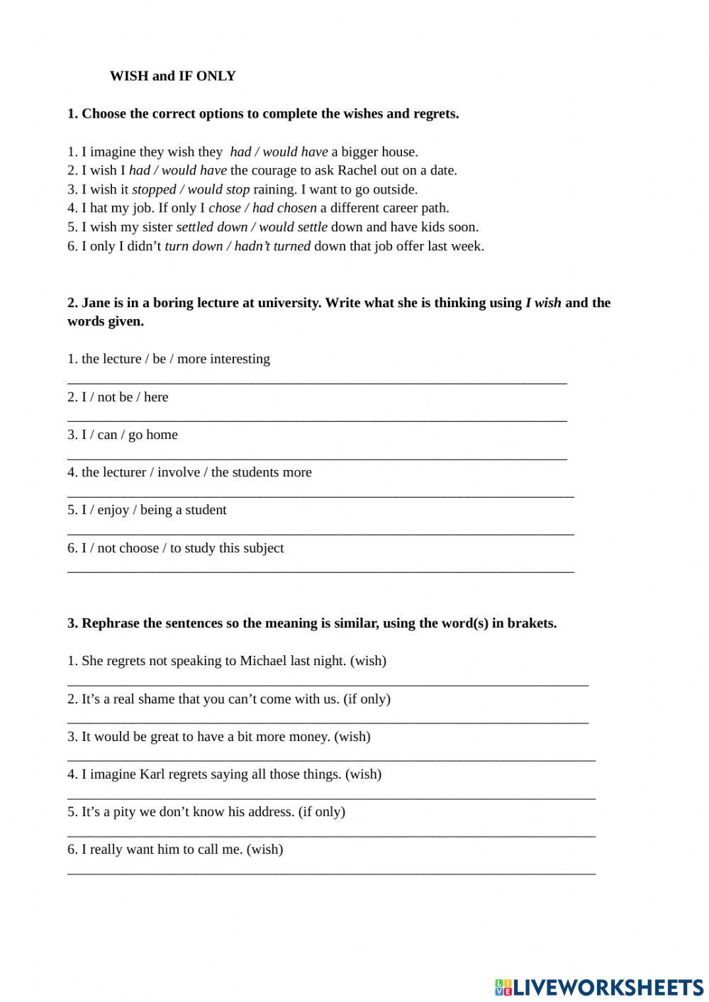 2277303 Wish And If Only TheEnglishNest 2277303-wish-and-if-only-theenglishnest