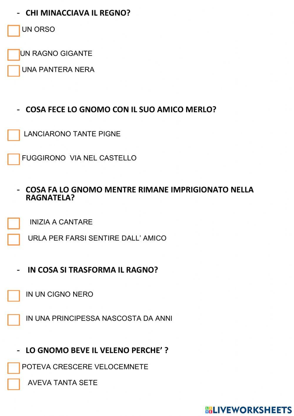 Ascolto e comprensione