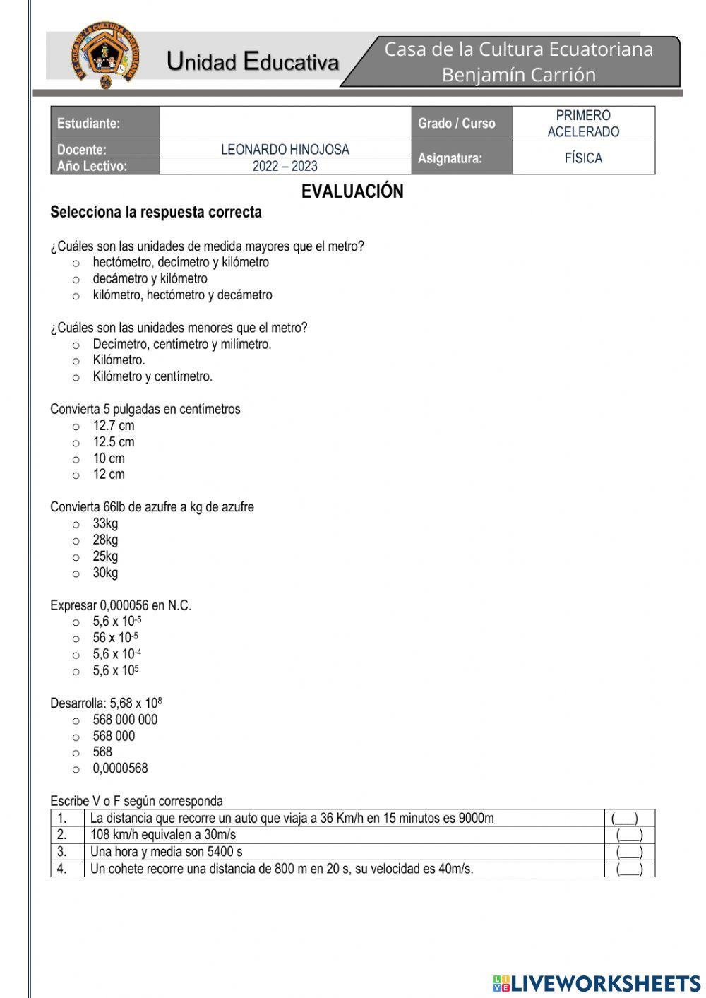 4to física exam acelerado