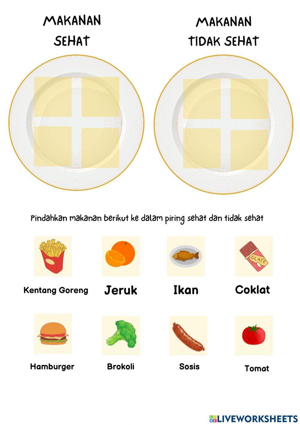 Makanan sehat tak sehat