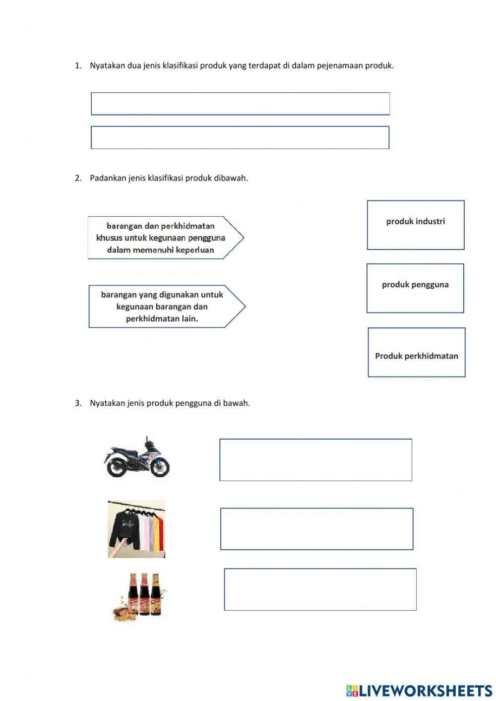 Klasifikasi Produk