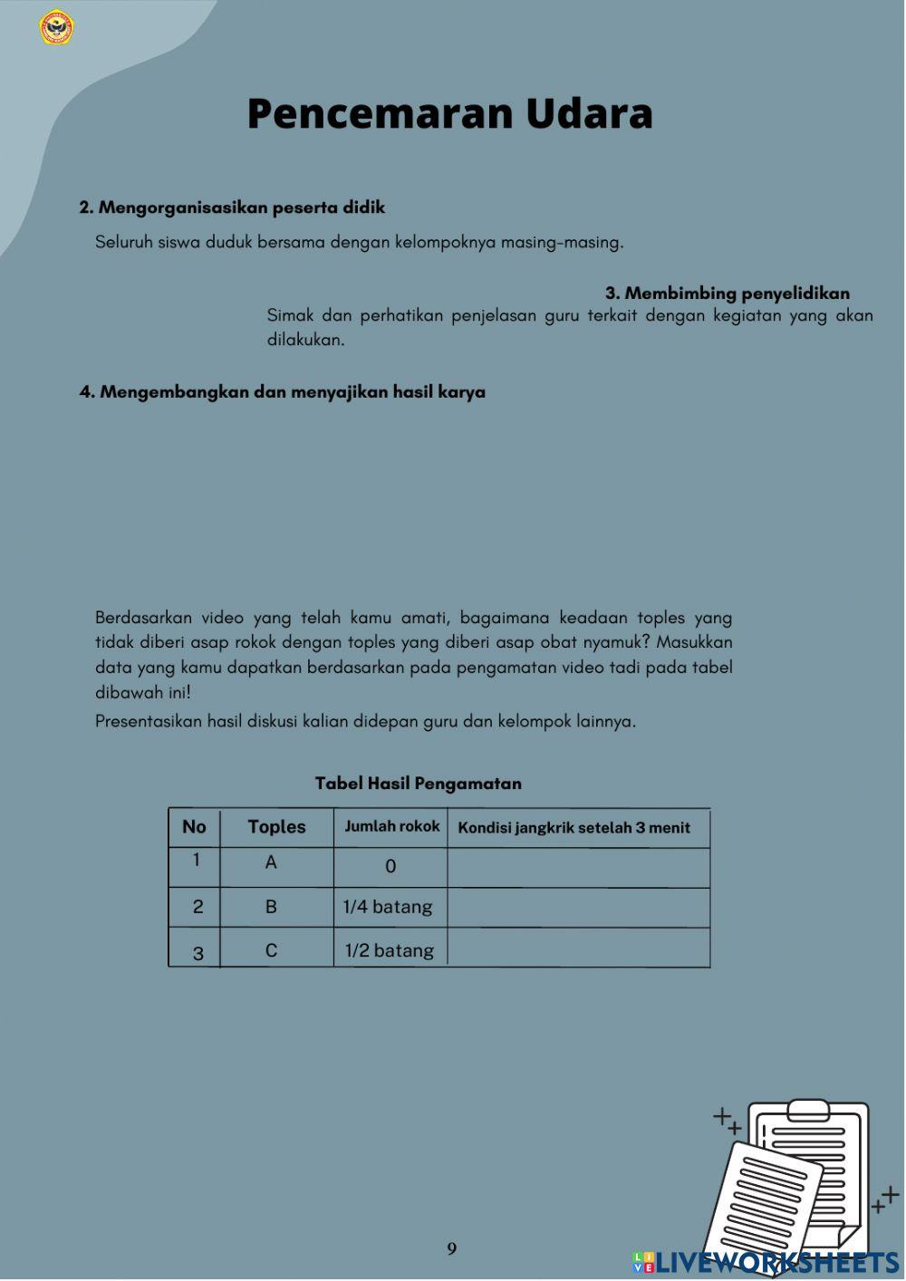 Pencemaran lingkungan