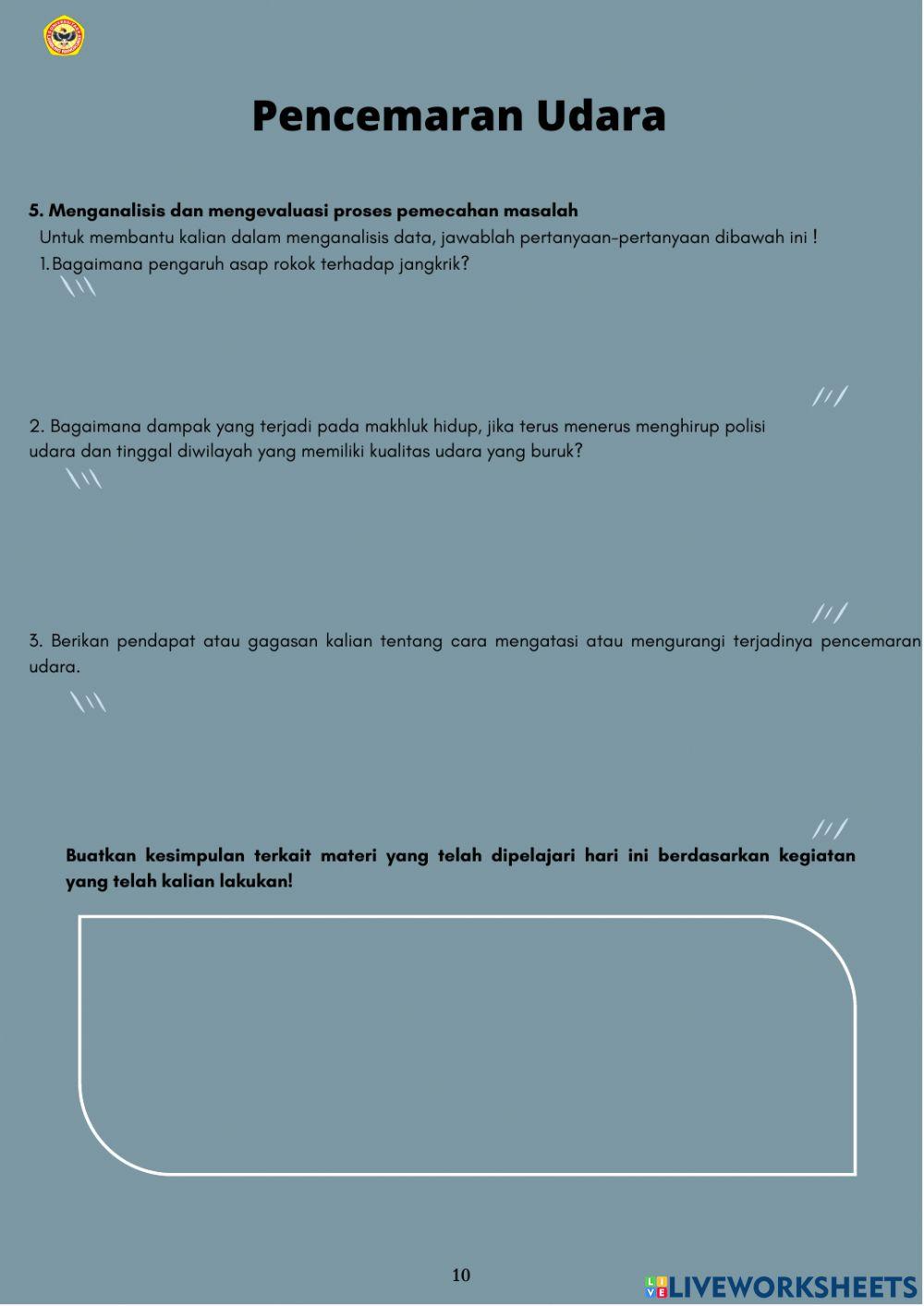 Pencemaran lingkungan