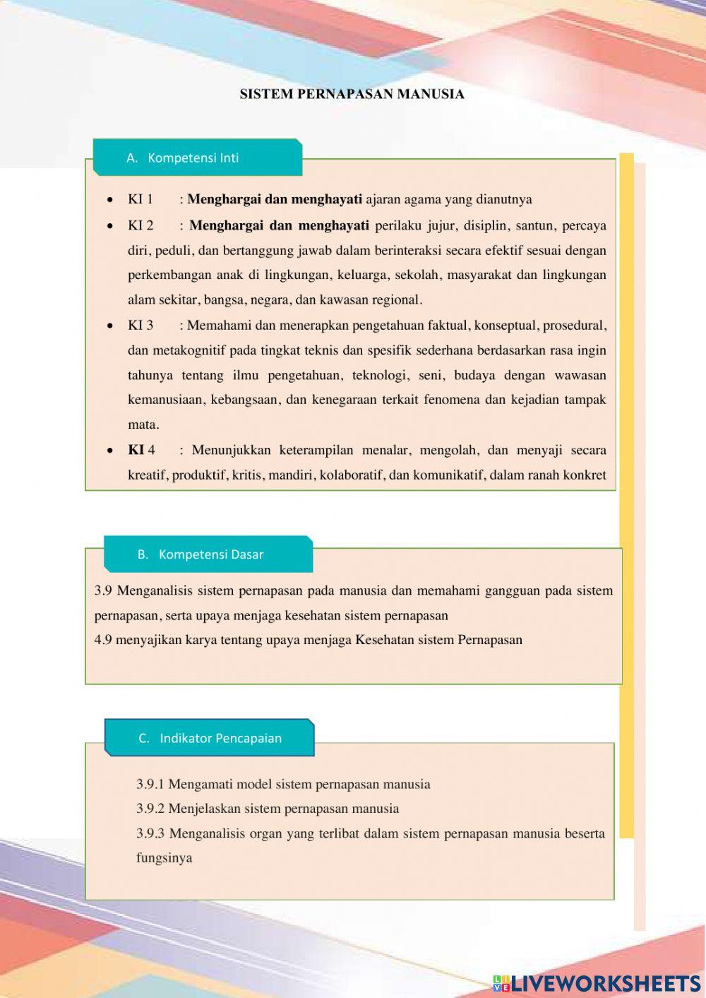 Materi 1 sistem pernapasan