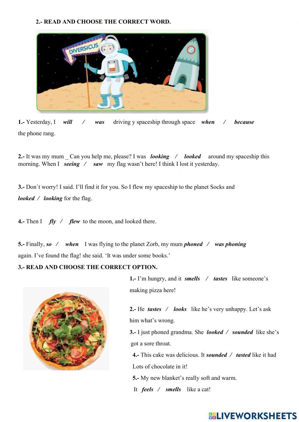 Future and past tense