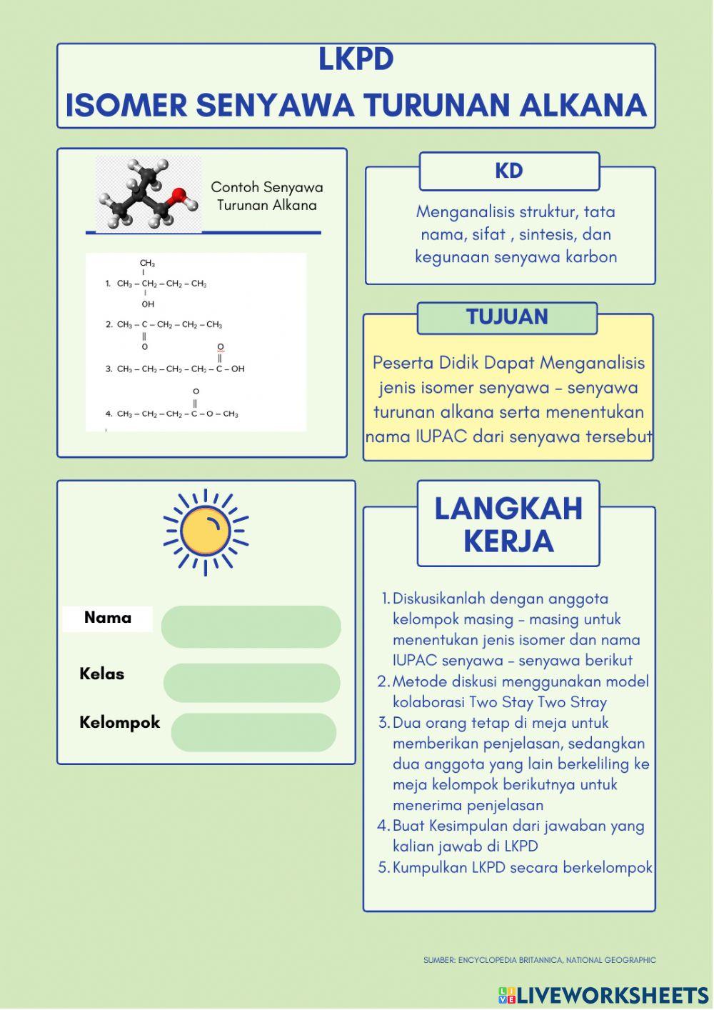 Lkpd isomer gugus fungsi