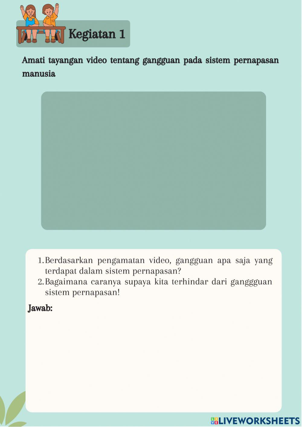 LKPD Gangguan Pada Sistem Pernapasan Manusia