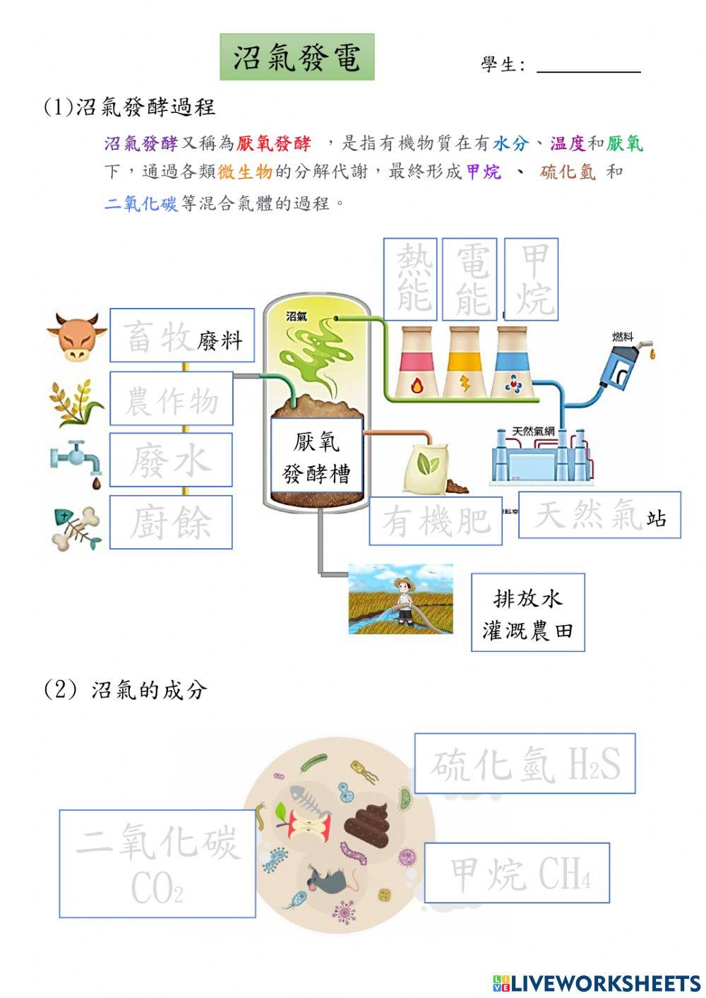 再生能源-沼氣發電