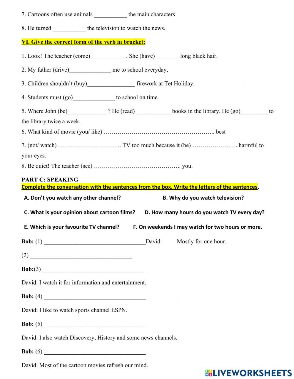 G6-review u7 practise 1