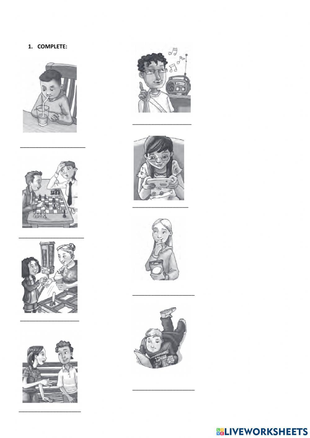 Review vocabulary unit 3