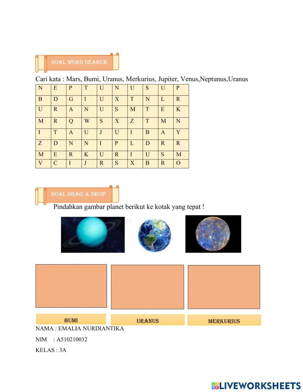 Lkpd soal tata surya
