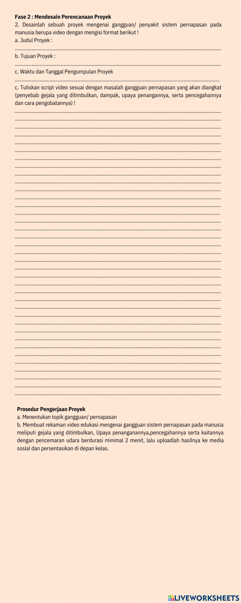 Lkpd gangguan sistem pernapasan