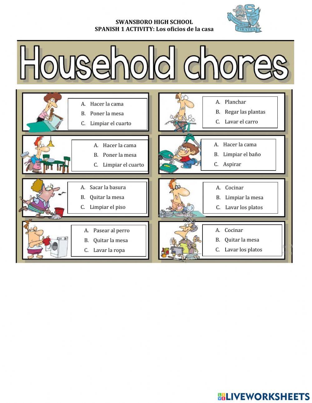 Los oficios de la casa