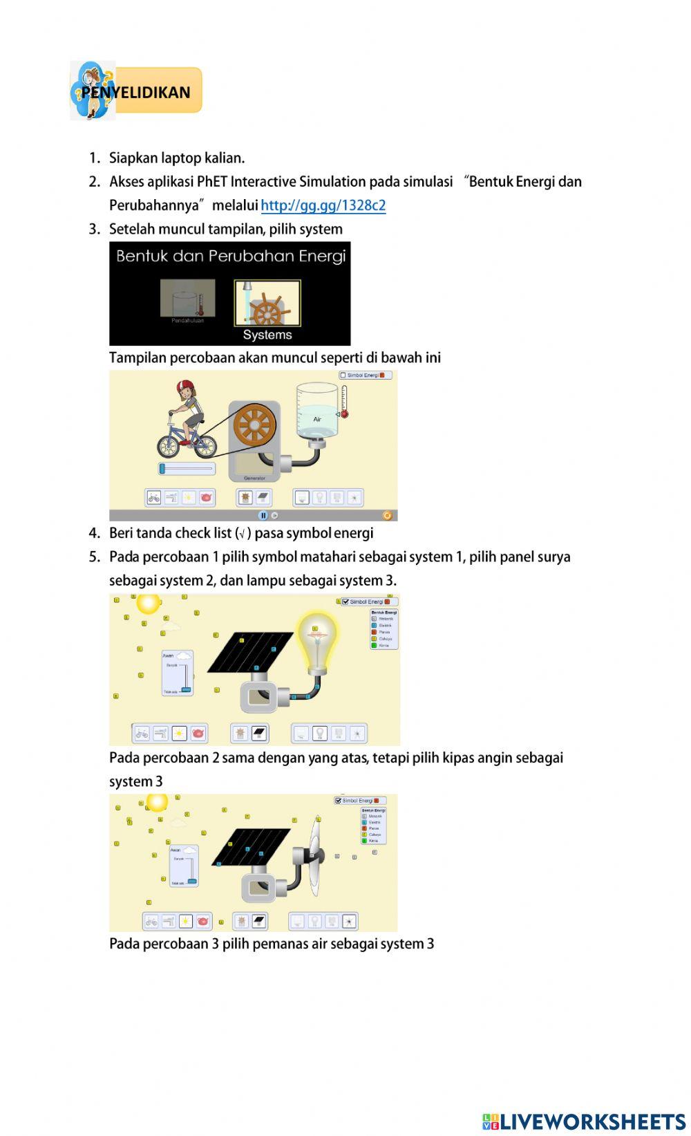 Energi dan Perubahan energi