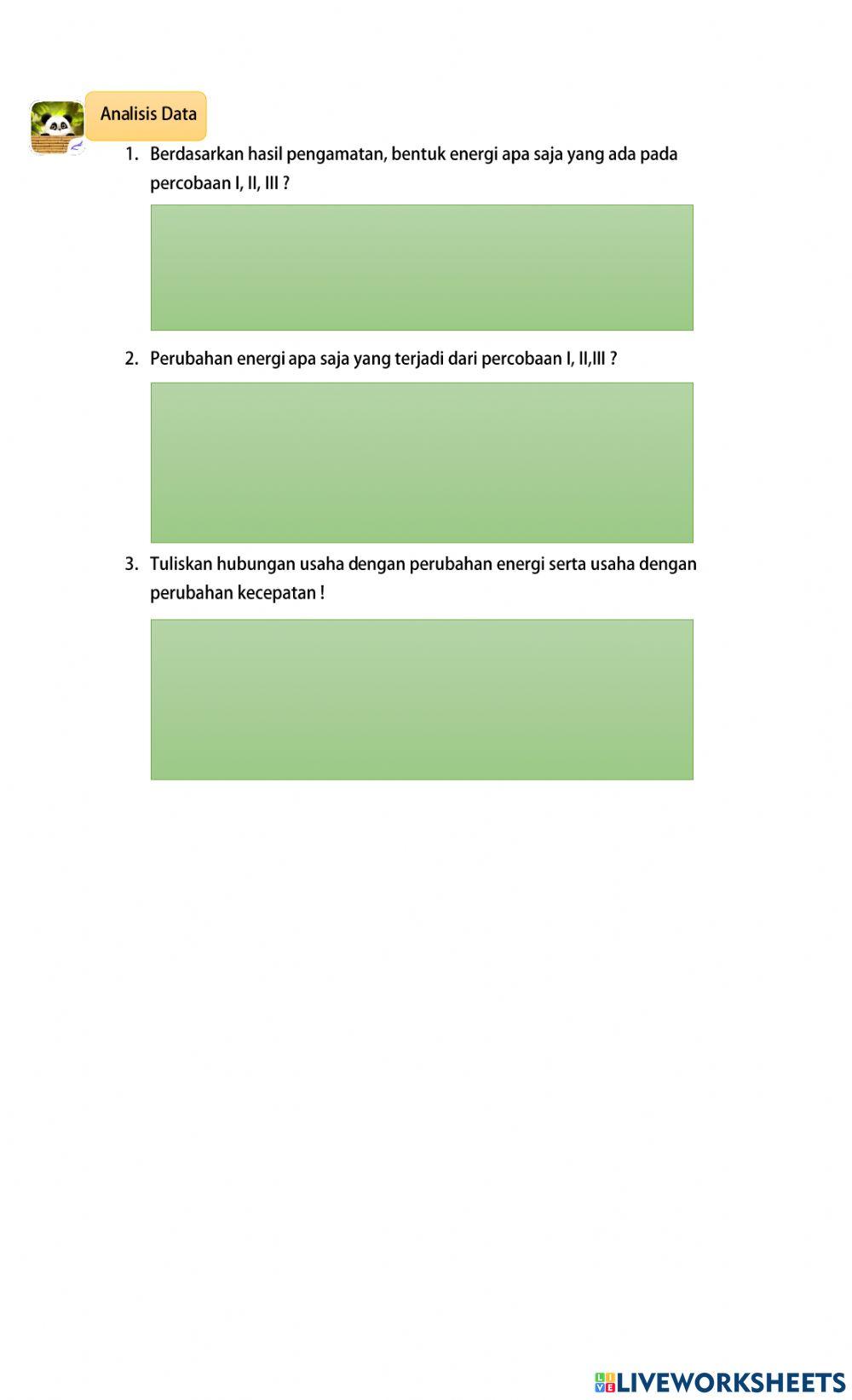 Energi dan Perubahan energi