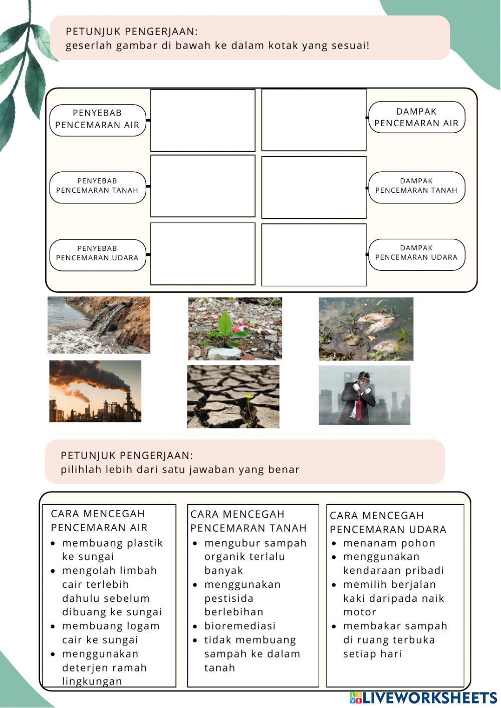LKPD Pencemaran lingkungan