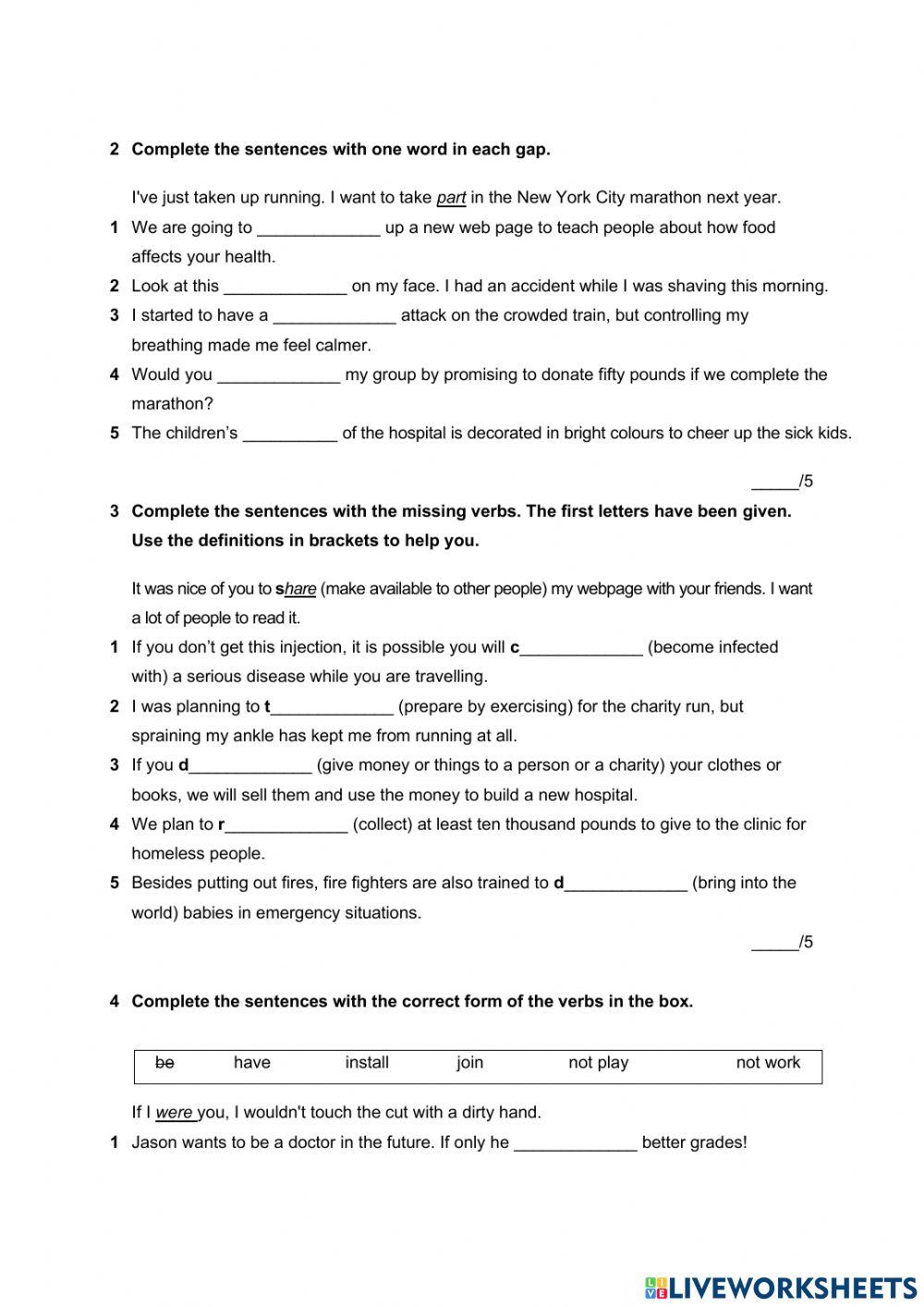 Unittest justyna sobieszek live worksheets