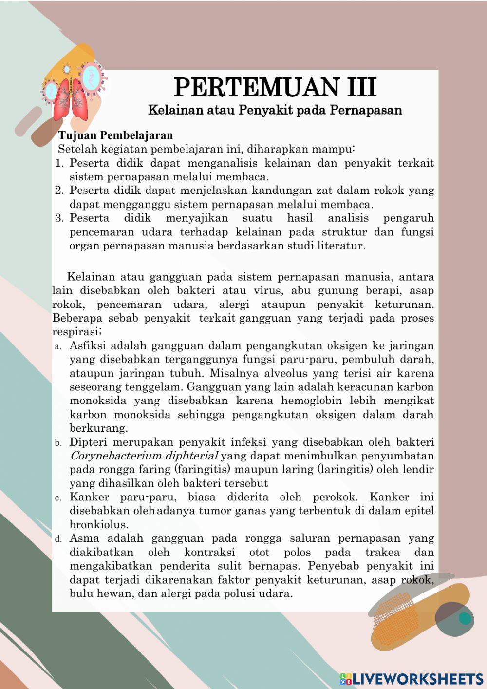 Pertemuan 3 sistem pernapasan