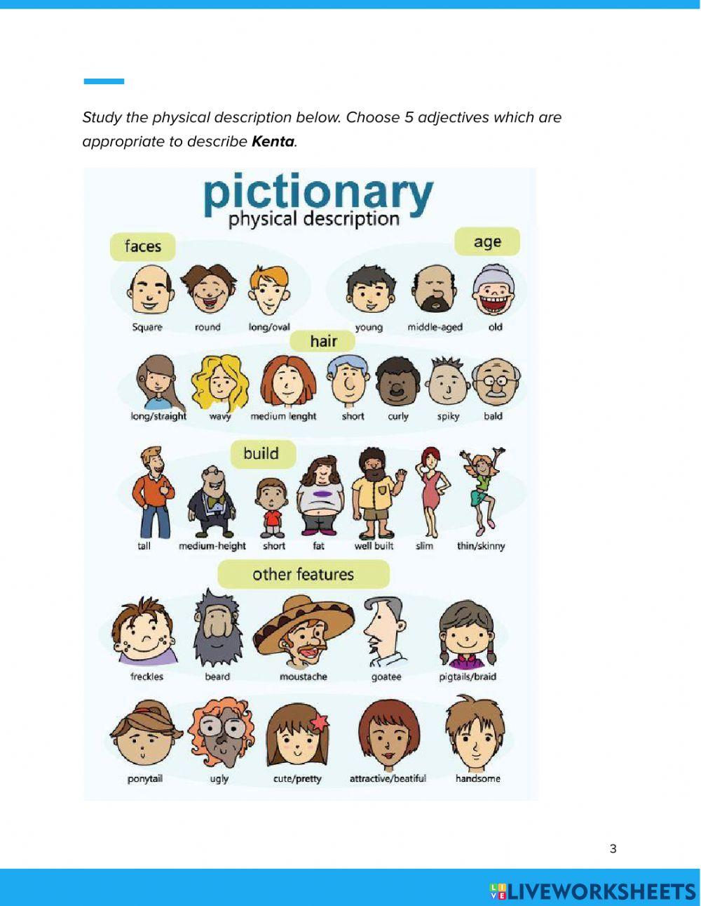 Descriptive Text - Describing People
