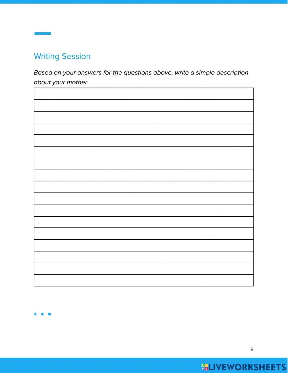 Descriptive Text - Describing People