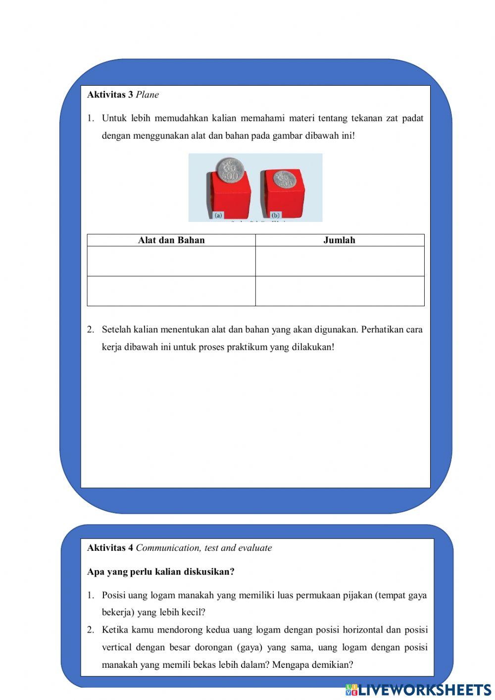 Tekanan pada zat padat