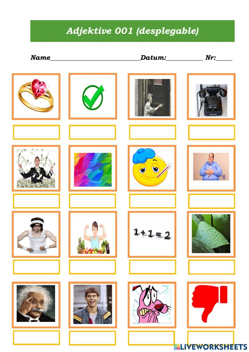 Adjetivos 001 desplegable