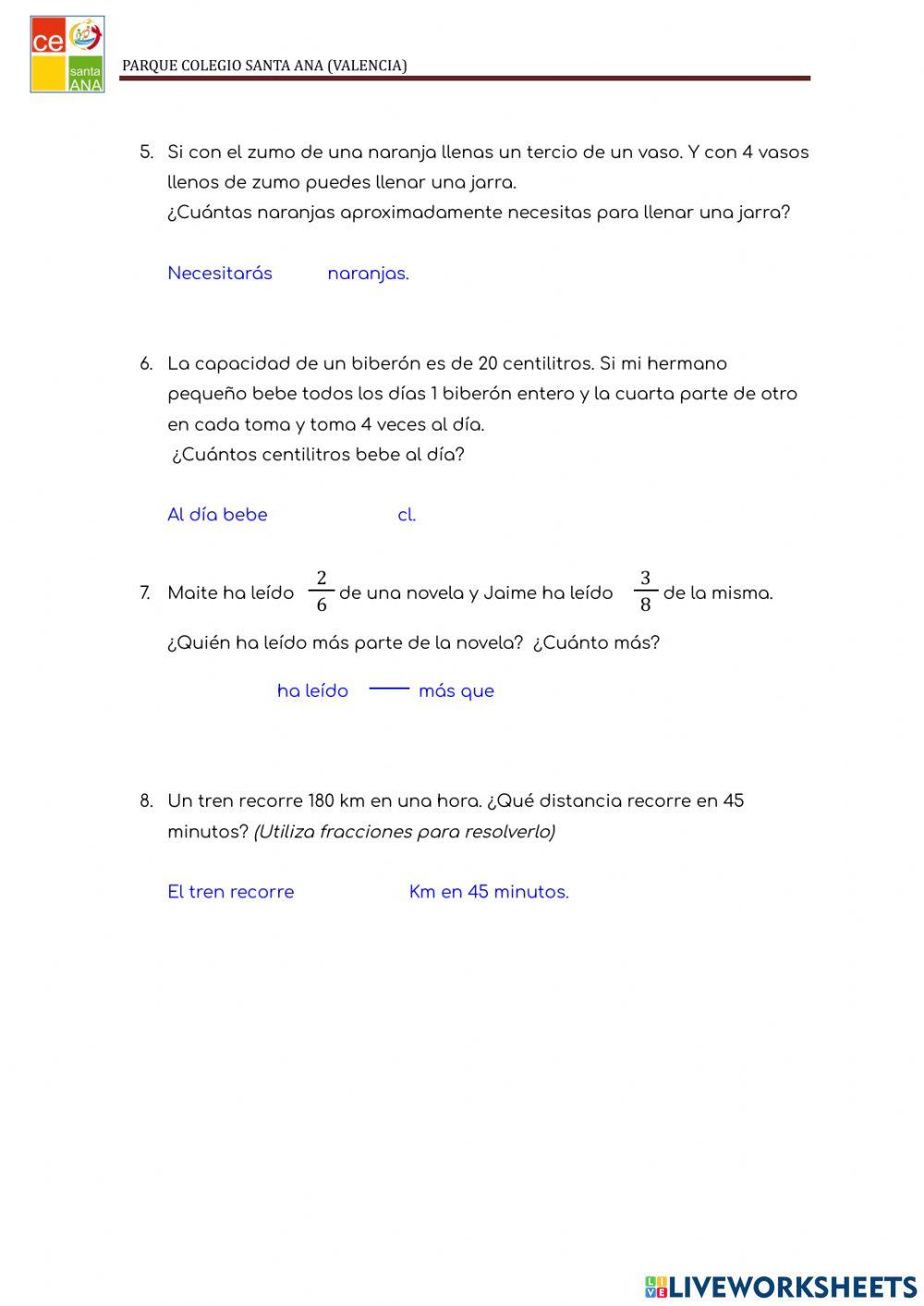 Resolución de problemas Ficha 11