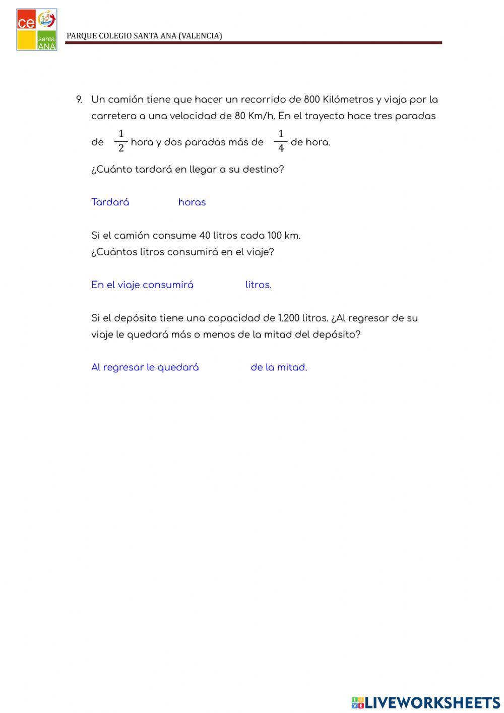 Resolución de problemas Ficha 11