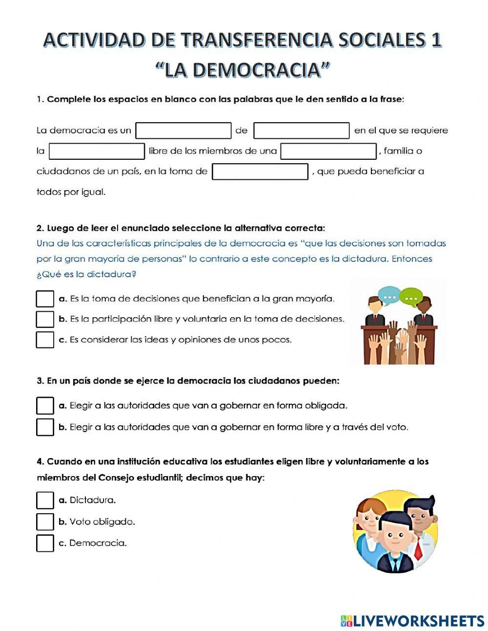 La democracia