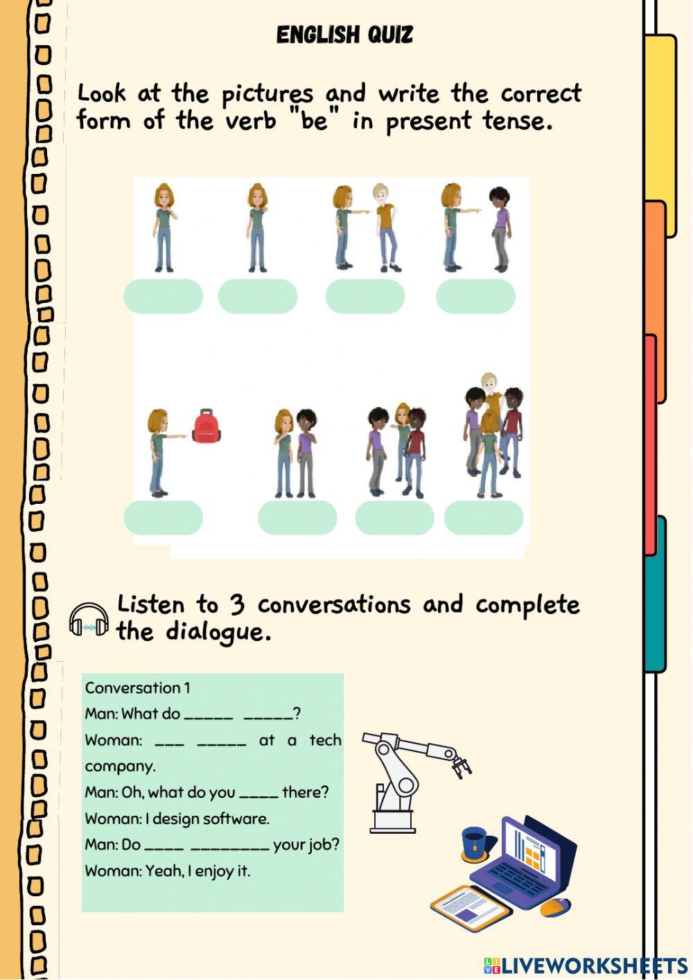 English quiz UNIT 1 TOUCHSTONE