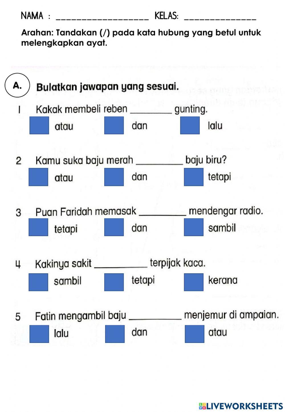 Kata hubung