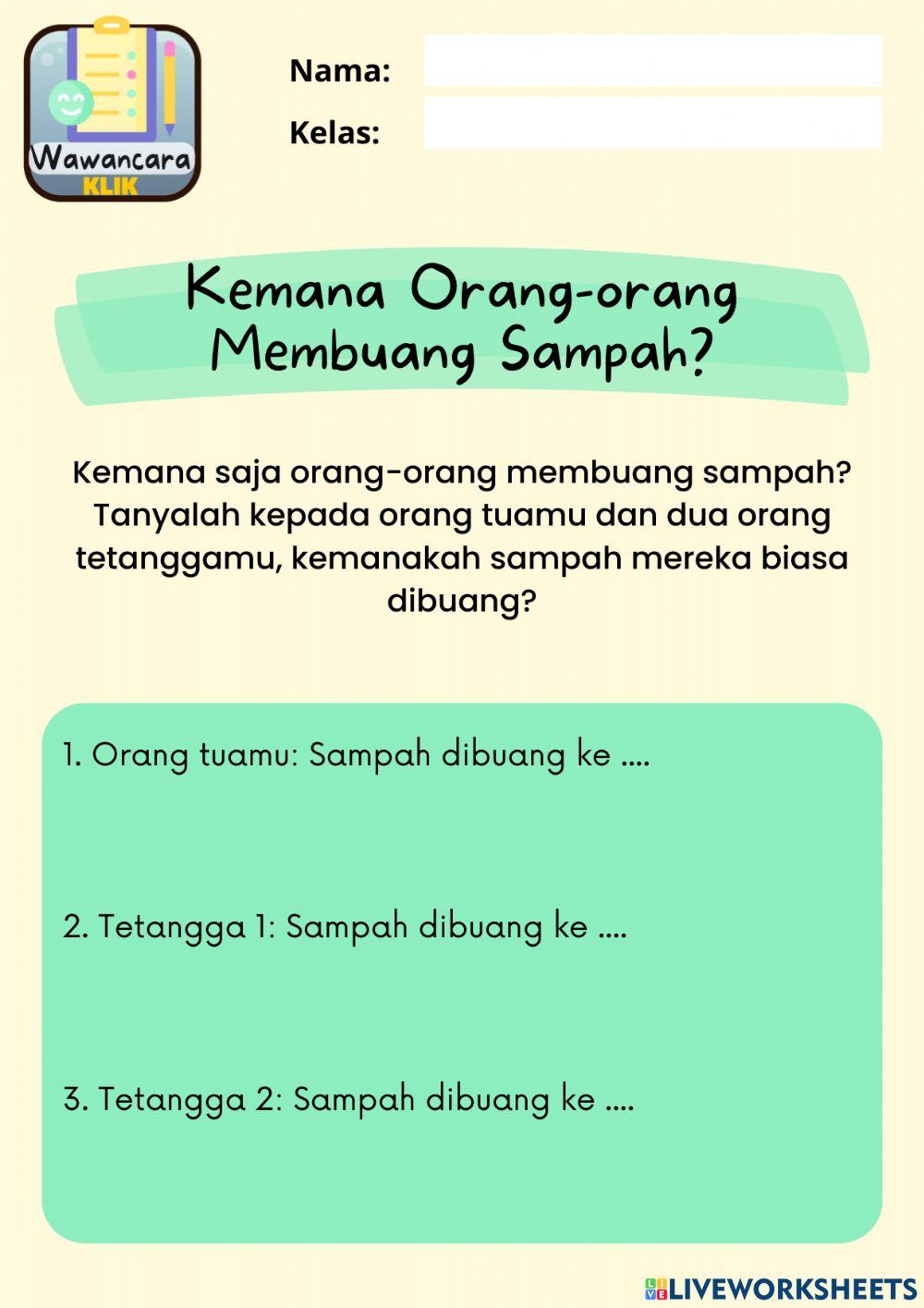 Sampah Sub Topik 3