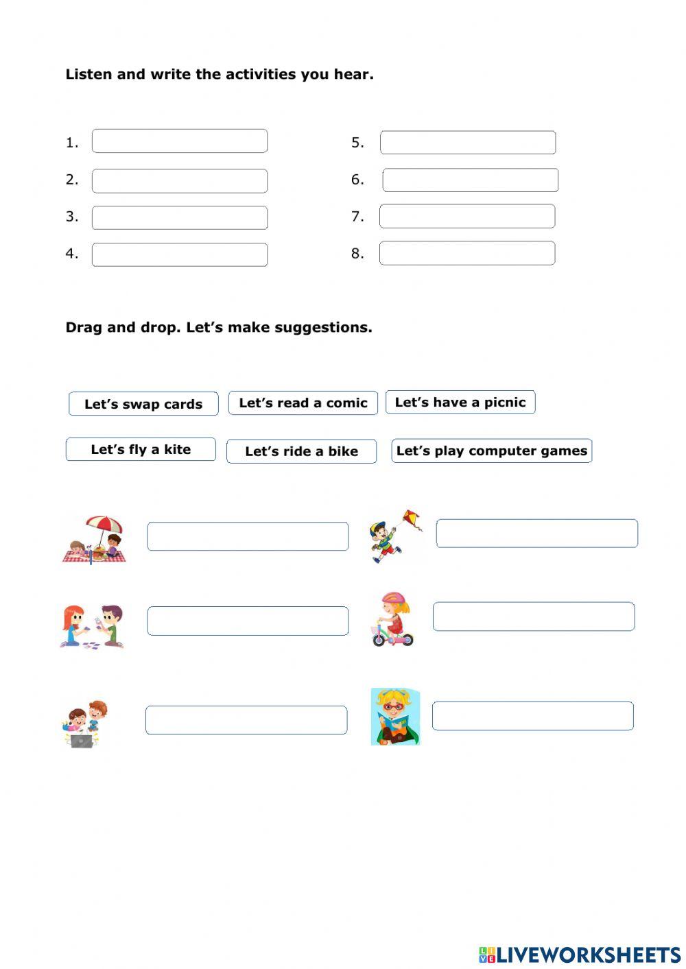 Free time actitivities