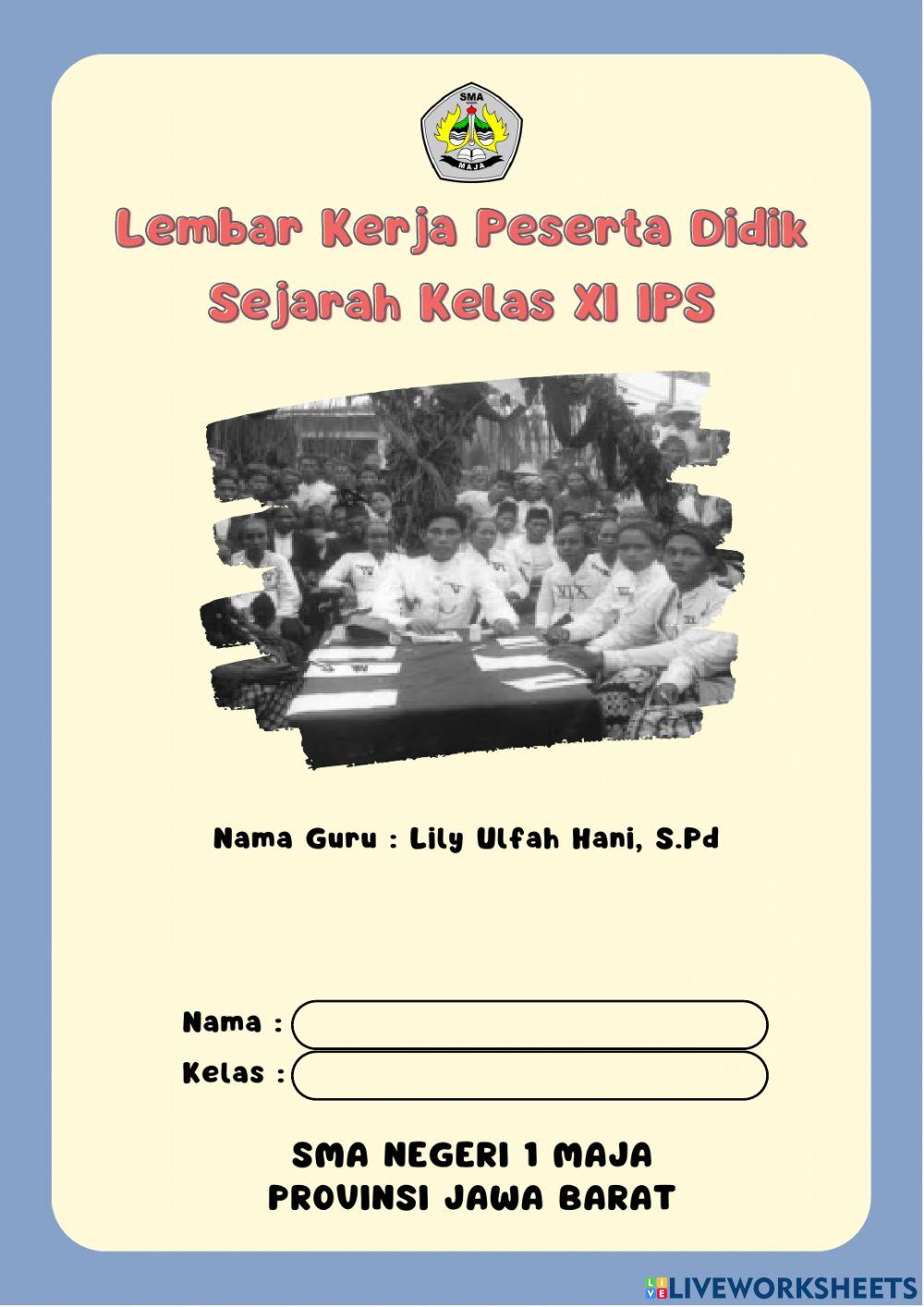 Sejarah Peminatan Kelas XI IPS KD 3.8