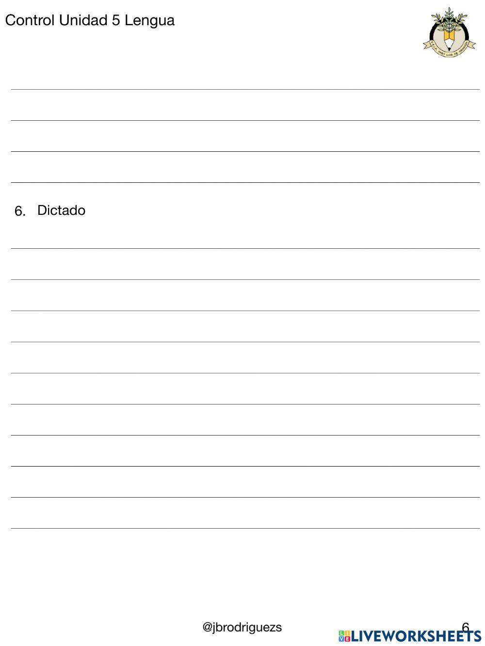 Contro U.5 lengua 5º