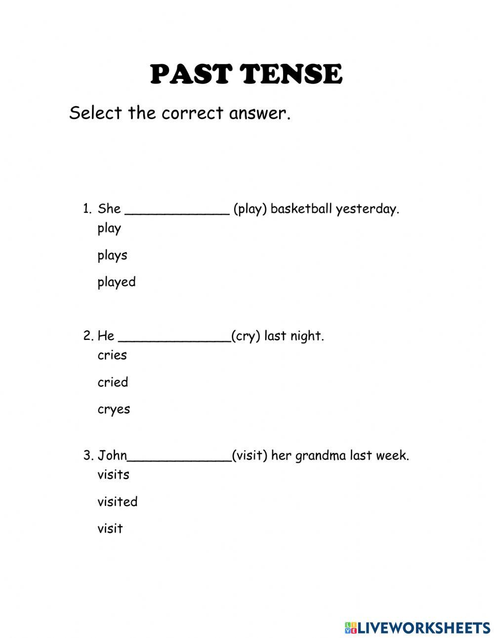 Past Tense