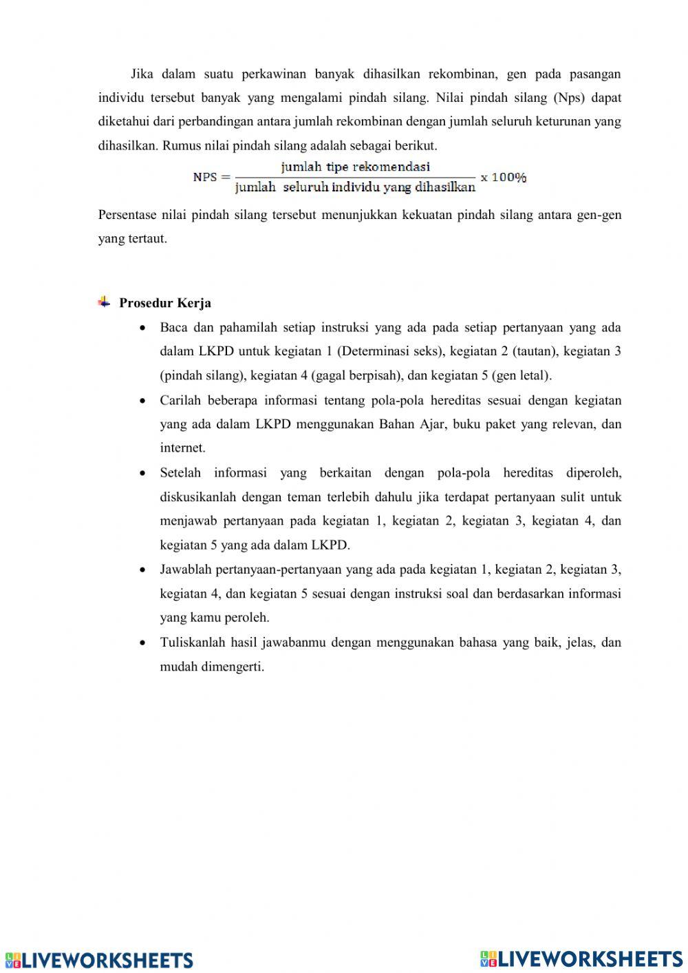 Lkpd pola-pola hereditas