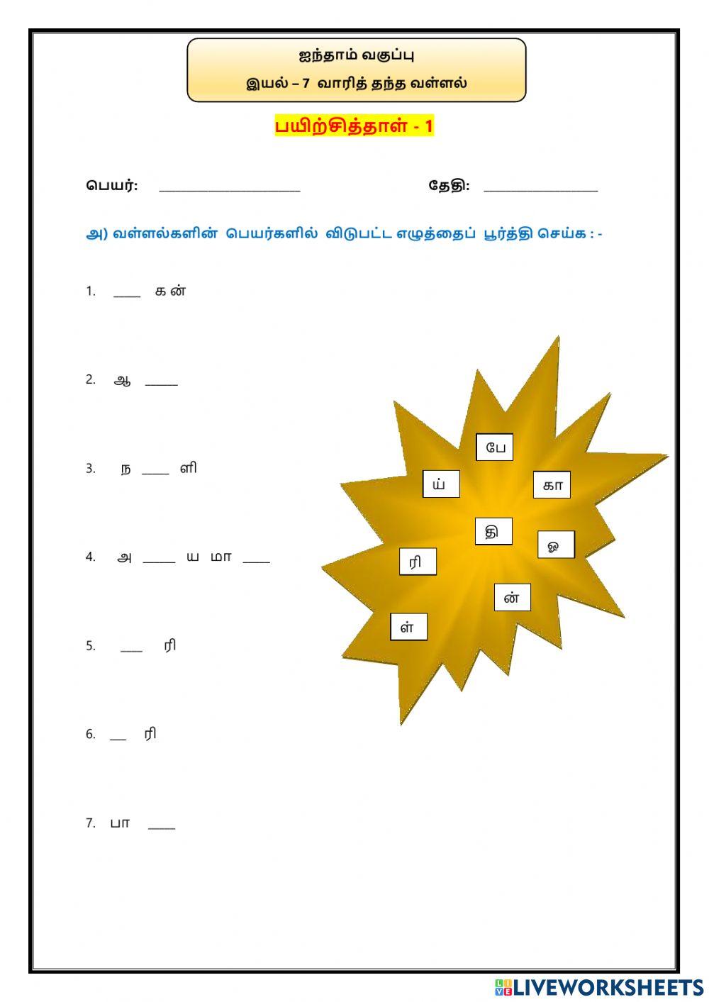 இயல் – 7  வாரித் தந்த வள்ளல்