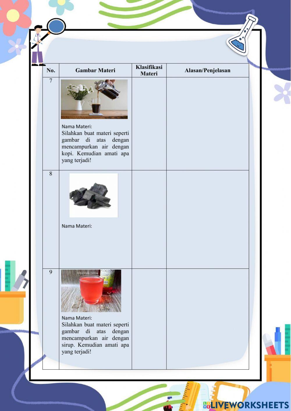 LKPD Klasifikasi Materi K13