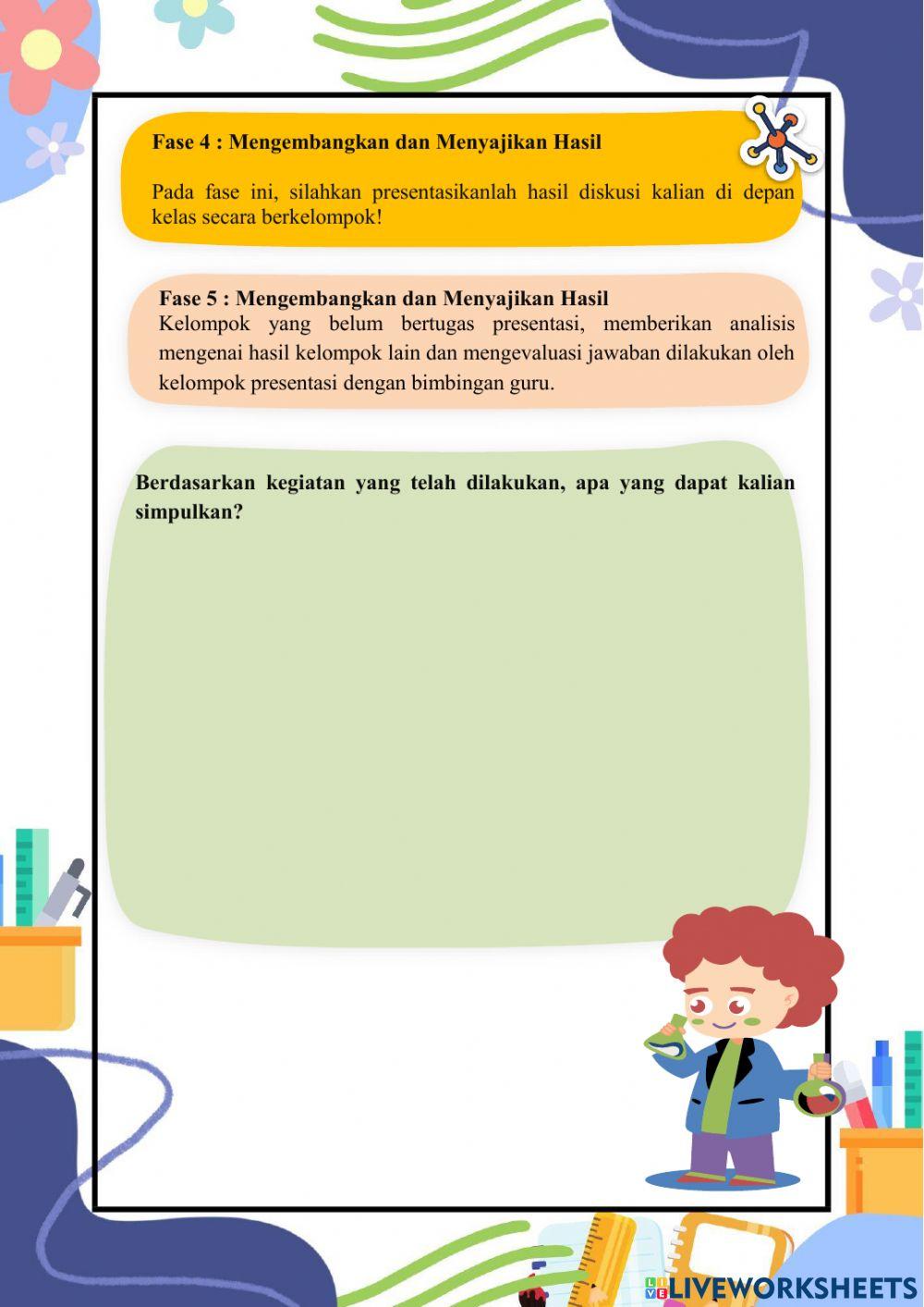 LKPD Klasifikasi Materi K13