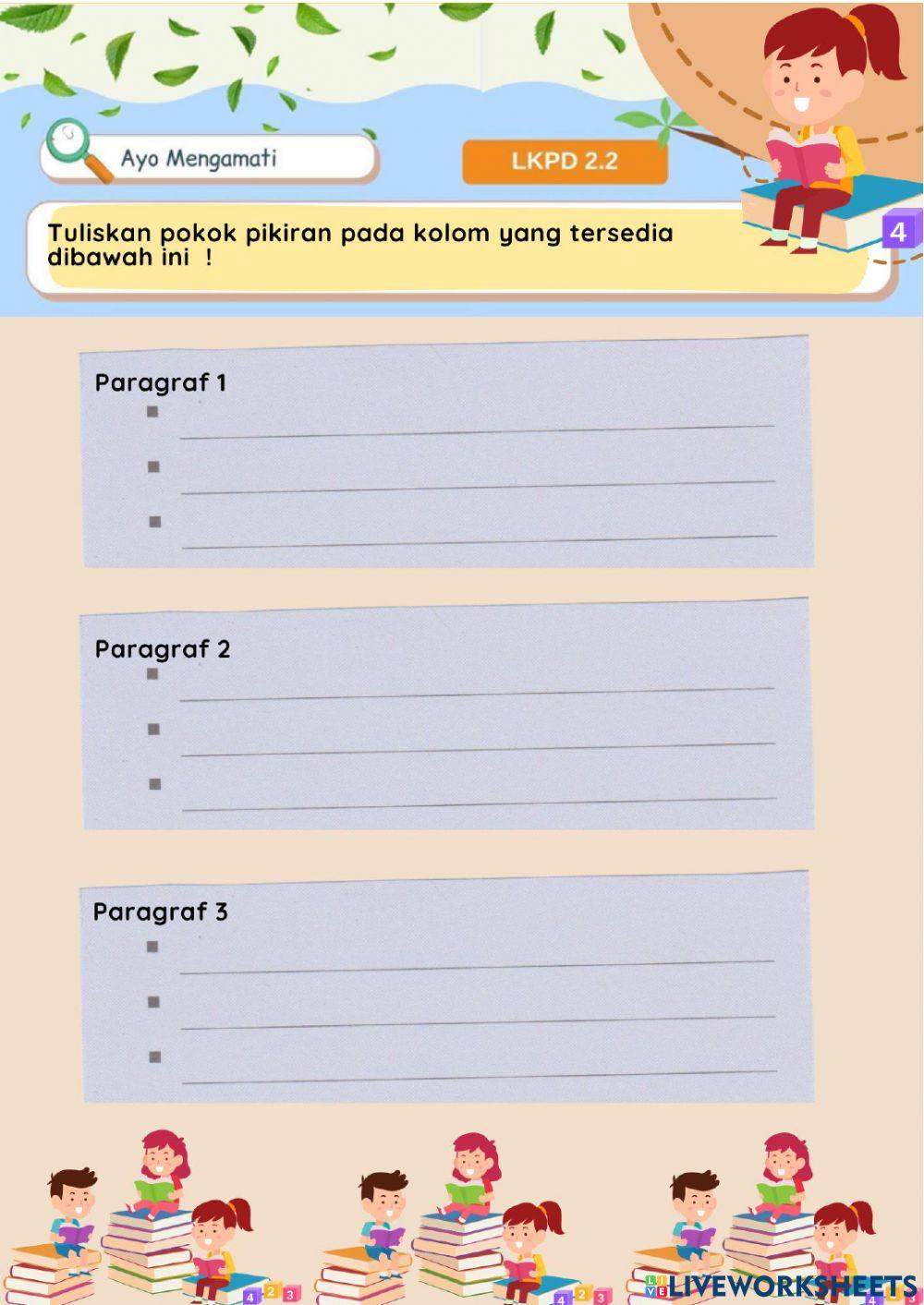 Menentukan Pokok Pikiran