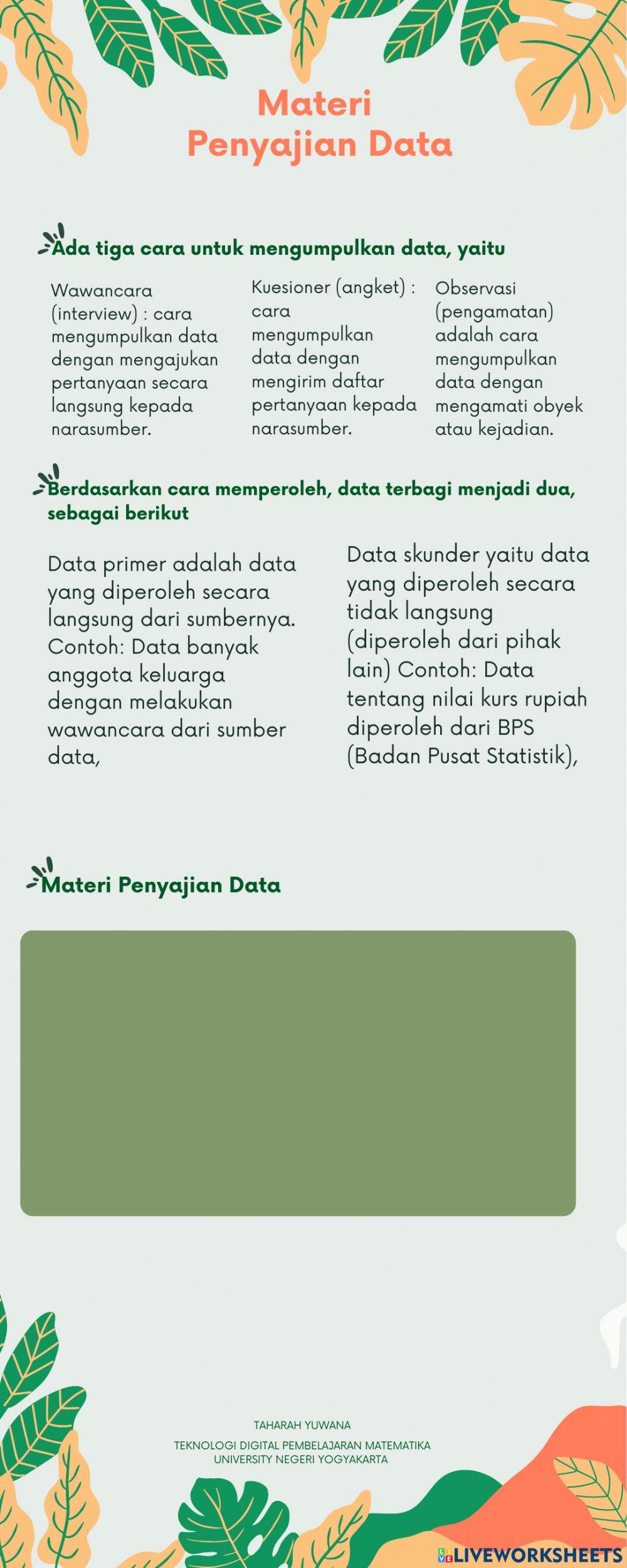 Penyajian Data