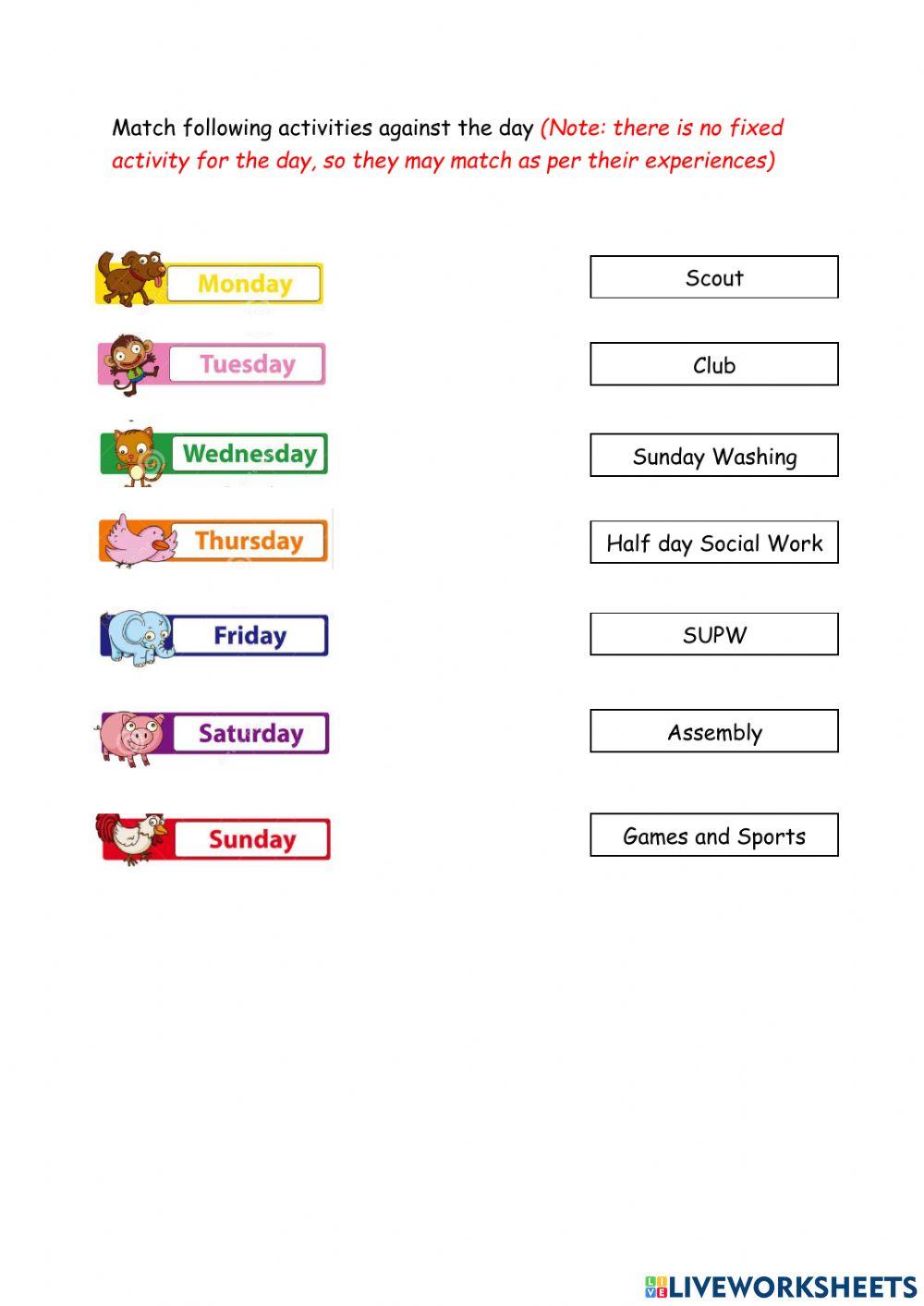 Lesson 5 C, Worksheet 3