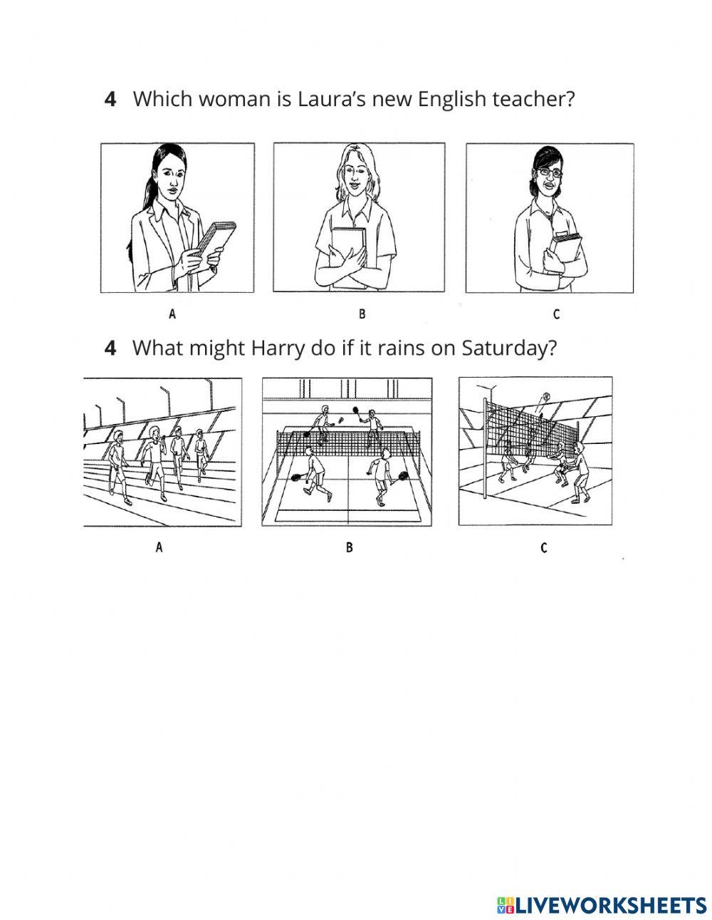 Cambridge Key Listening Practice