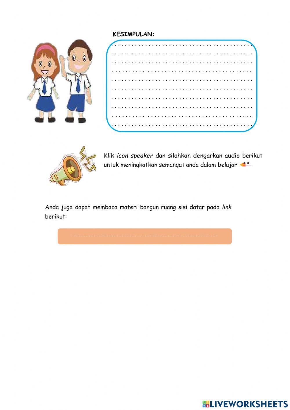 Lkpd luas permukaan kubus