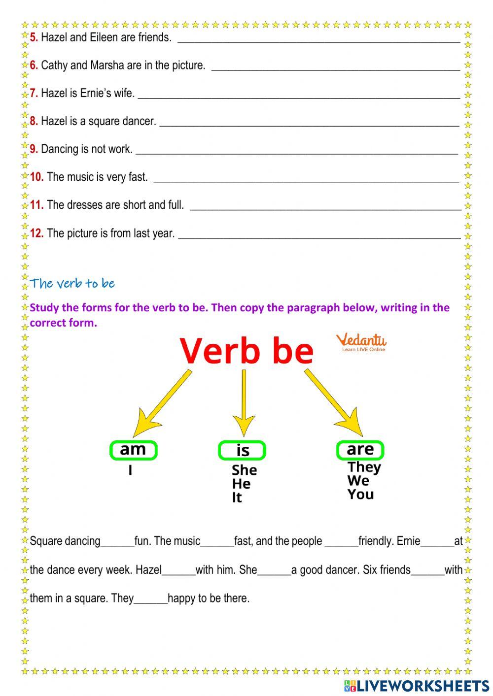 AET A1 & A2 Personal Pronouns & to be