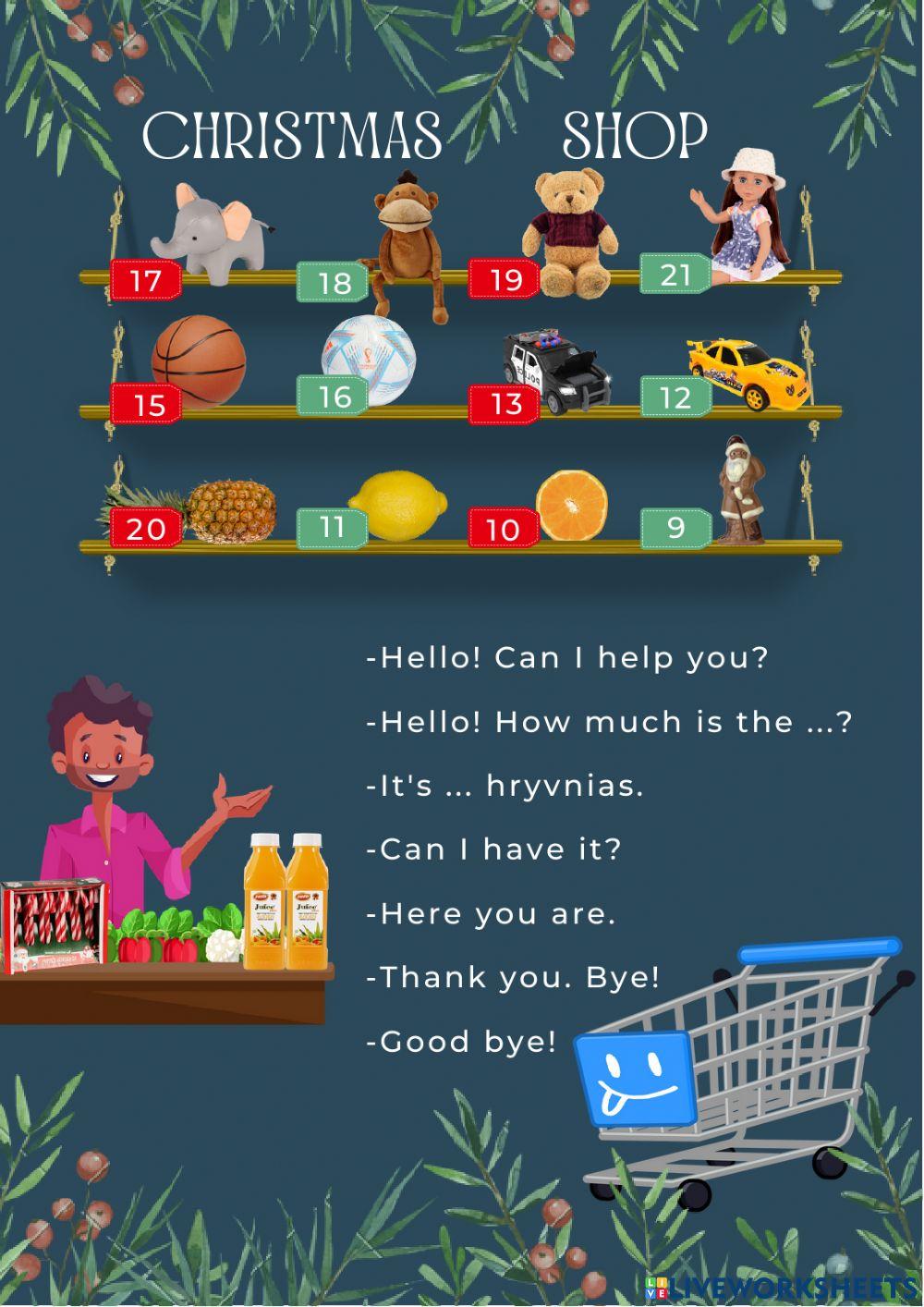 Christmass numbers (1-25)