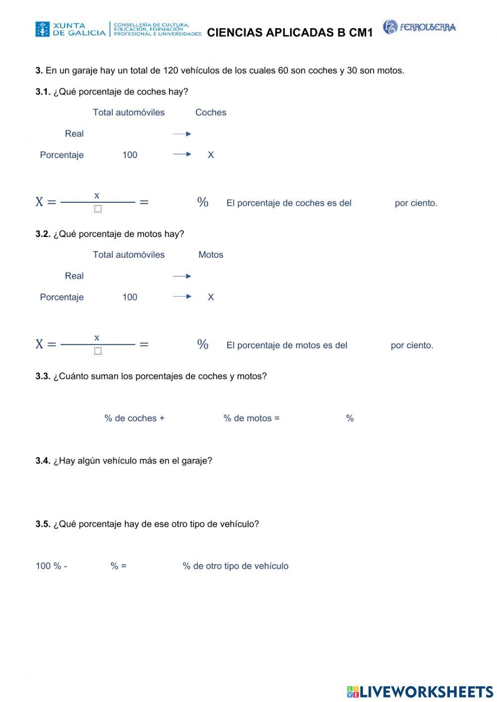 Ficha 9: Porcentajes